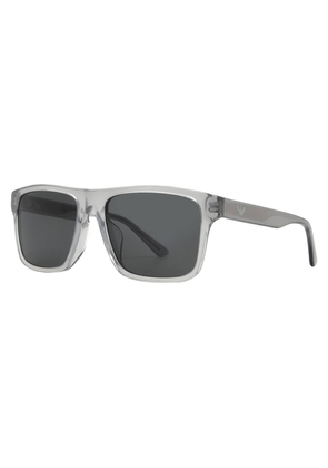 Emporio Armani Smoke Square Mens Sunglasses EA4232 617787 57