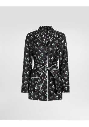 Dolce & Gabbana Roses And Lilies Of The Valley-print Twill Shirt - Woman Shirts And Tops Multicolor 36