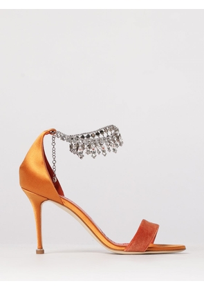 Heeled Sandal MANOLO BLAHNIK Woman color Multicolor