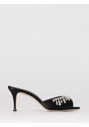 Heeled Sandal MANOLO BLAHNIK Woman color Black