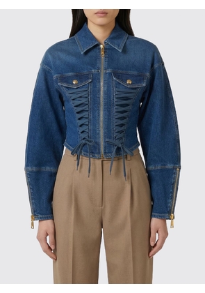 Jacket ELISABETTA FRANCHI Woman color Blue