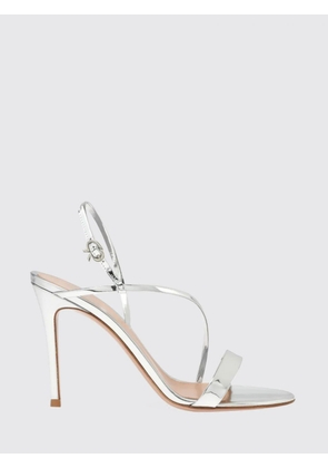 Heeled Sandal GIANVITO ROSSI Woman color Silver