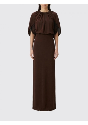 Dress DES PHEMMES Woman color Brown