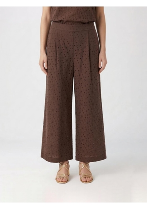 Pants TWINSET Woman color Brown