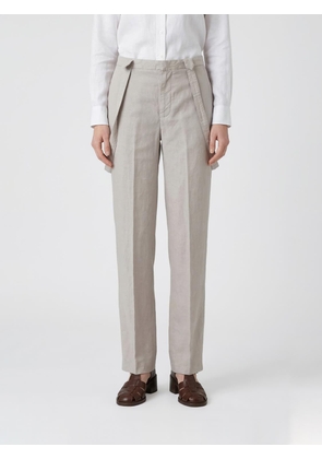 Pants DONDUP Woman color Grey