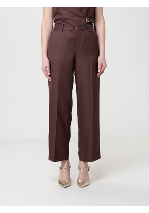 Pants PT01 Woman color Brown