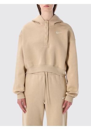 Sweatshirt NIKE Woman color Beige