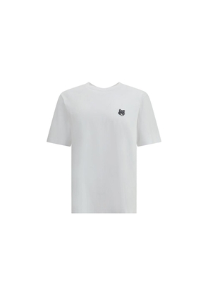 Maison Kitsuné White Cotton T-Shirt - L