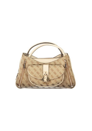 Guess Jeans Beige Polyurethane Women Handbag