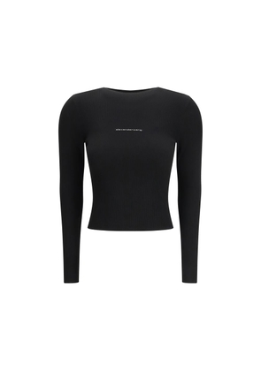 Alexander Wang Black Cotton Sweatshirt - M