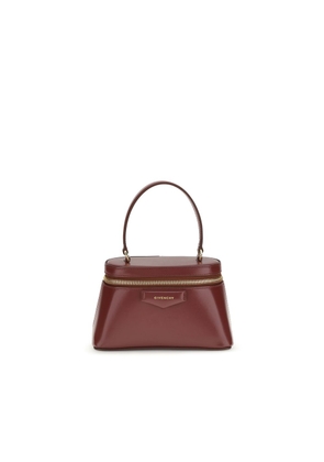 Givenchy Burgundy Calf Leather Bos Taurus Handbag