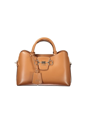 Guess Jeans Marrone Poliuretano Women Handbag