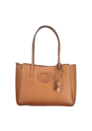 Guess Jeans Marrone Poliuretano Women Handbag
