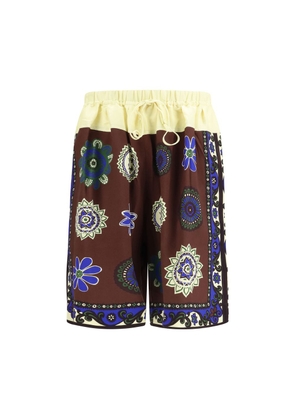 Alemais Multicolor Viscose Bermuda Shorts - 10