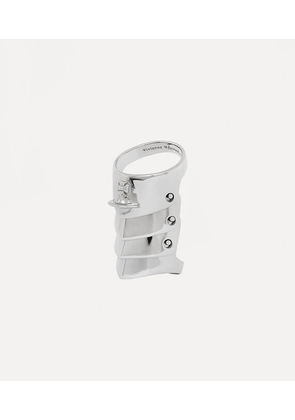 Vivienne Westwood Armour Ring Silver Unisex
