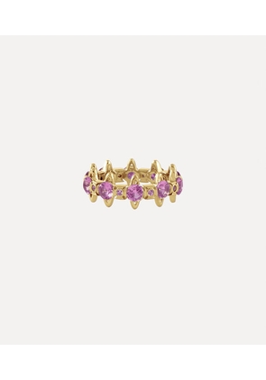 Vivienne Westwood Warwick Ring Gold-purple-cz Gold-purple-cz Unisex