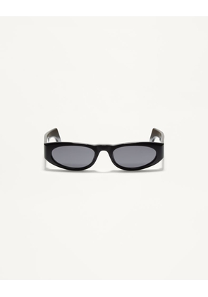 Valentino Geometric Acetate Frames unisex BLACK/GREY 53