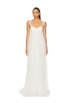 Aniye Records Crissy Wrap Dress in White. Size XS. Also in S, M.