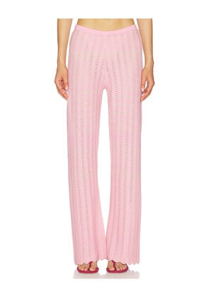 DEVON WINDSOR Gavi Pant in Pink. Size L. Also in M, S, XL, XS.