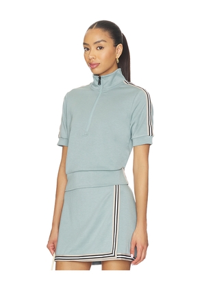 Alp N Rock Amari Half Zip Mockneck in Blue. Size L. Also in M, XS.