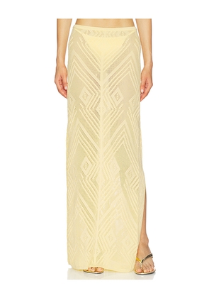 DEVON WINDSOR Vie Skirt in Yellow. Size L. Also in M, S, XL, XS.