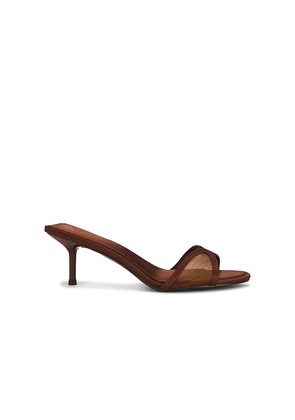 FEMME LA Monaco Slipper in Brown. Size 10. Also in 5, 6, 7, 8, 9.