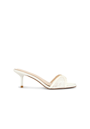FEMME LA Monaco Slipper in White. Size 10. Also in 11, 5, 6, 7, 8, 9.