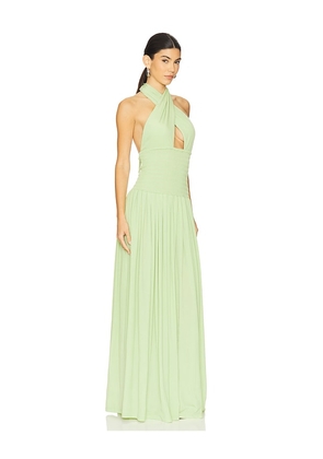 OW Collection x REVOLVE Rhea Maxi Dress in Green. Size M. Also in L.