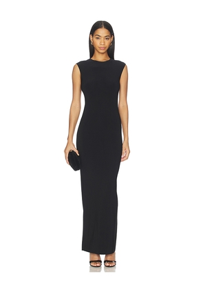 Norma Kamali Sleeveless Long Dress in Black. Size L. Also in M, S, XS, XXS.