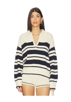 LPA Rindie Stripe Sweater in Cream. Size L. Also in M, S, XL, XS, XXS.