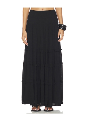 MORE TO COME Harlow Maxi Skirt in Black. Size L. Also in M, S, XL, XS, XXS.