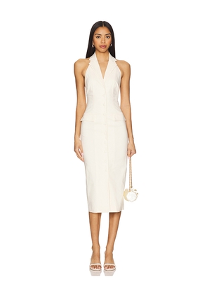 Stone Cold Fox x REVOLVE Chelsea Midi Dress in White. Size XS. Also in L.
