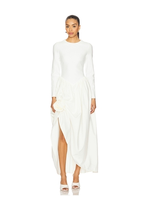 Sleeper Aurora Maxi Dress in White. Size S. Also in XS.