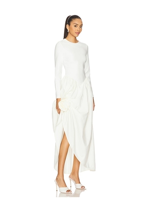 Sleeper Aurora Maxi Dress in White. Size S. Also in XS.