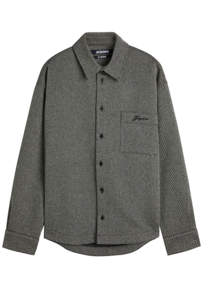 Jacquemus La Chemise Molino Wool-blend Overshirt - Grey - 50 (IT50 / L)