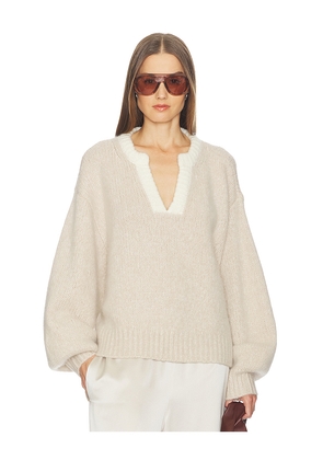 SRG Caylea Oversized Sweater in Beige. Size L. Also in M, S, XL, XS.