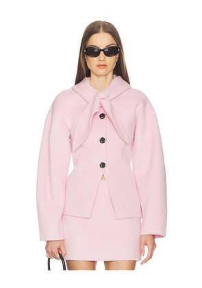 SRG Kaia Hooded Jacket in Blush. Size L. Also in M, S, XL, XS.