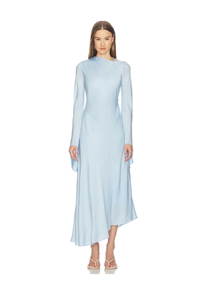 SRG Marlowe Silk Gown in Baby Blue. Size L. Also in M, S, XL, XS, XXS.