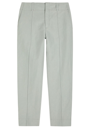 Chloe Tapered-leg Trousers - Grey - 38 (UK10 / S)
