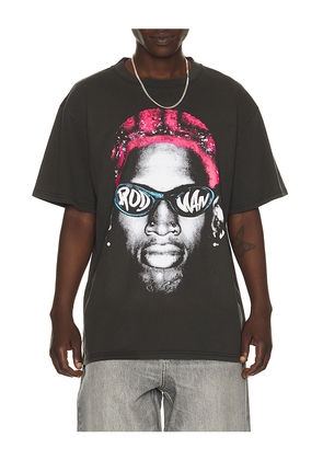 Philcos Dennis Rodman Create Havoc Tee in Black. Size L. Also in M, S, XL/1X.