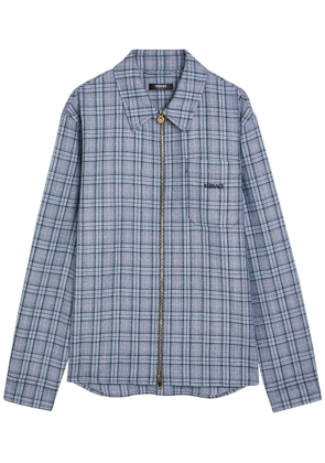 Versace Checked Wool Shirt - Multicoloured 1 - 52 (IT52 / XL)