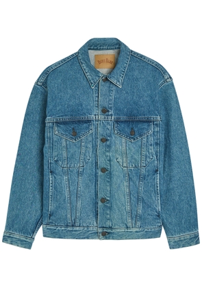 Blue Blue Panelled Denim Jacket - XL