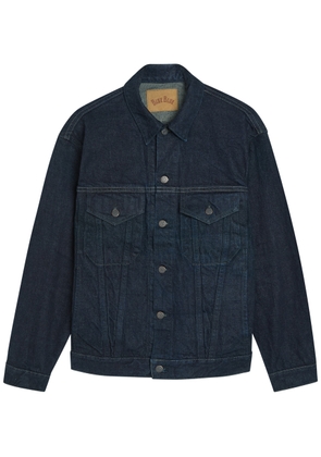 Blue Blue Panelled Denim Jacket - Indigo - XL