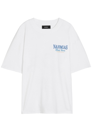 Nahmias Boat Tours Printed Cotton T-shirt - White - XL