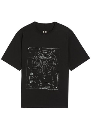 Rick Owens Printed Cotton T-shirt - Off White - S