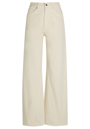 Anine Bing Brie Wide-leg Jeans - Cream - 29 (W29 / UK12 / M)