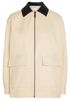 Anine Bing Holden Twill Jacket - Cream - M (UK12 / M)