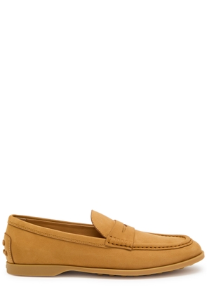 Tods Gomma Leggero Nubuck Loafers - Tan - 37 (IT37 / UK4)