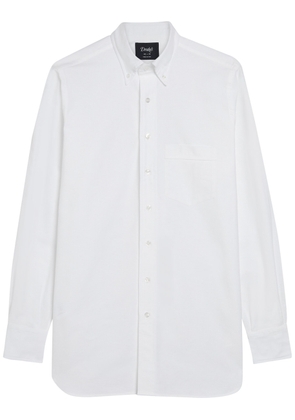 Drake's Cotton Oxford Shirt - White - 16.0 (C16 / L)