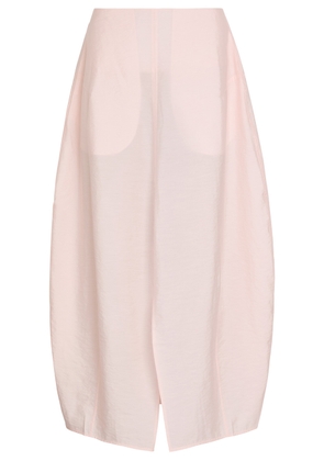 Toteme Crinkled Silk-blend Maxi Skirt - Light Pink - 34 (UK6 / XS)